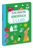 Okładka książki Teczka edukacyjna. Koncentracja. 3-4 lata. Kapitan Nauka