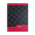 Opakowanie Terminarz 2026 B7 kratka czerwona