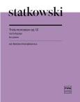 Okładka książki Trois morceaux op. 12