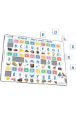 Opakowanie Układanka Alfabet - Litery małe i duże Maxi