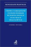 Okładka książki Umowa o zarządzanie statkiem morskim we...