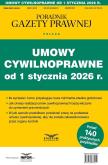 Okładka książki Umowy cywilnoprawne od 1 stycznia 2026