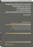 Okładka książki Warunki dopuszczalności powierzania pracy cudzoziemcom na terytorium Rzeczypospolitej Polskiej. Komentarz