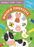 Okładka książki Wiejskie zwierzęta. Kolorowy zawrót głowy