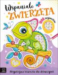 Okładka książki Wspaniałe zwierzaki. Aktywizująca książeczka dla dziewczynek. 1000 brylancików