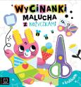 Okładka książki Wycinanki malucha z nożyczkami. Z królikiem