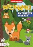 Okładka książki Wycinanki. Zwierzęta w lesie