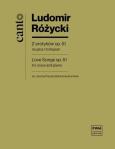 Okładka książki Z erotyków op. 51 na głos z fortepianem