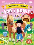 Okładka książki Zaczynam czytać. Duże litery. Pierwsze zdania do nauki czytania. Ida i konie. Duże litery