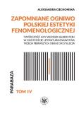 Okładka książki Zapomniane ogniwo polskiej estetyki fenomenologicznej. Twórczość Ady Werner-Silberstein w kontekście
