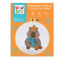 Opakowanie Zestaw do haftowania Kapibara Lunch time WOW0271