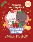 Okładka książki Zimowa Przygoda. Chmurka i Burza. Zagadki na cztery łapki