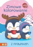 Okładka książki Zimowe kolorowanie z pingwinem - uszkodzone