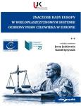 Okładka książki Znaczenie Rady Europy w wielopłaszczyznowym...