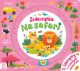 Okładka książki Zwierzątka na safari. Labirynty z ruchomymi elementami
